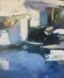 Serene Blue Abstraction