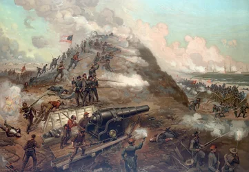 Capture of Fort Fisher, published 1887