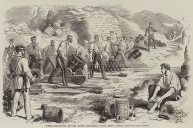 The 10-Inch Mortar Battery before Sebastopol, Make Ready!