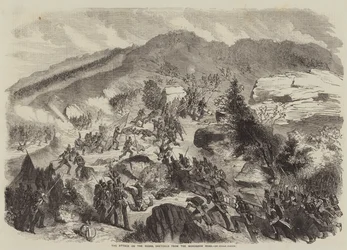 The Attack on the Redan, sketched from the Woronzow Road