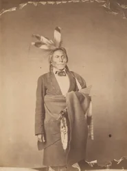 Hin-han-du-ta, The Red Owl, a Chief of the Mde-wa-kan-ton Sioux, 1858