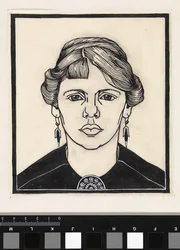 Portrait of a Woman, Front View