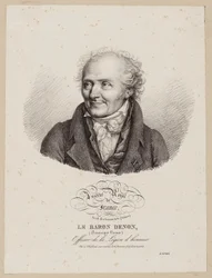 Royal Institute of France / Academy of Fine Arts (Painting) / Baron Denon / (Dominique Vivant) / Officer of the Legion of Honour.