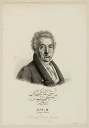 Royal Institute of France, 4th class. (Painting.) David, (Jacques-Louis.) Born in Paris on 30 August 1749, elected in 1796.