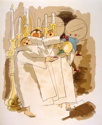 Humorous Wine Illustration 1946