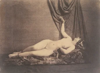 Reclining female nude, ca. 1853