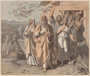 Noah and His Family Leaving the Ark, Genesis, VIII