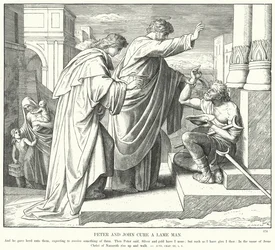 Peter and John Cure a Lame Man