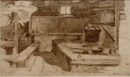 Interior of a Farmhouse