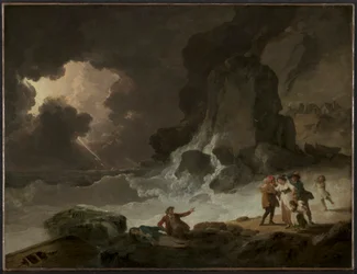 A Storm Behind the Isle of Wight