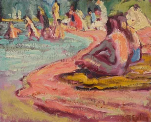 Bathing at the Beach