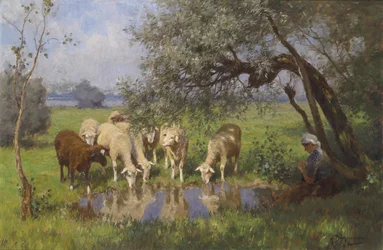 The Shepherdess at Rest