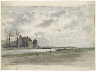 Canal with a Mill