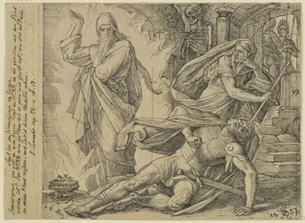 Saul with the Witch of Endor