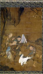 Immortals Dancing with a Crane