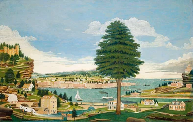 Composite Harbour Scene with Castle