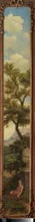 Arcadian landscape with a sleeping boy under a tree