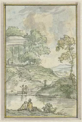 Landscape with Round Temple
