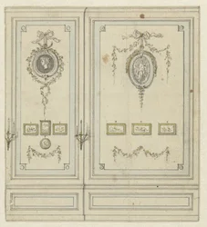 Design for part of a wall for Van Hasselt