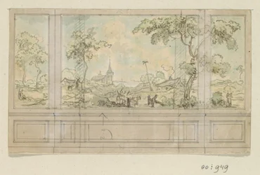 Design Drawing for a Room Wall