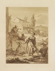 Shepherd Playing a Shawm