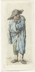 Standing Farmer with Hand and Arm in His Cloak (Beggar)