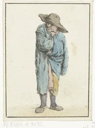 Standing Farmer with Hand and Arm in His Cloak (Beggar)