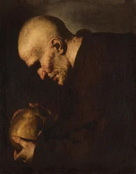 Saint Peter of Alcantara in Meditation