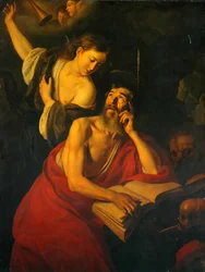 St Jerome Visited By The Angels