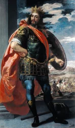 Representation of King Visigoth Alaric II