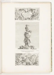 Book of Ornaments Invented & Drawn by J.A. Meissonnier Architect, Designer of the Chamber & Cabinet of the King, plate 20 in Oeuvres de Juste-Aurèle Meissonnier