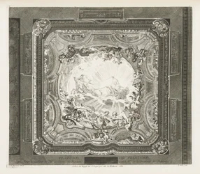 Ceiling Painting; Ceiling of the Same Cabinet, 4th Plate