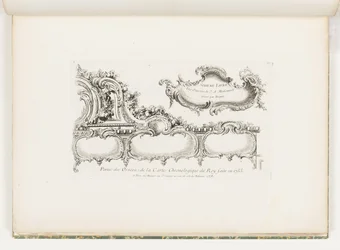 Part of the Ornamentation of the 1733 Chronology (Old Testament) for the King, pl. 35 in Oeuvre de Juste Aurele Meissonnier