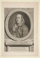 Benjamin Franklin, born in Boston, New England, January 17, 1706