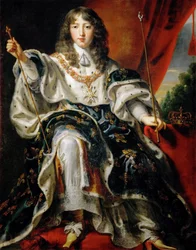 Louis XIV, King of France in His Coronation Robes