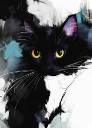 Cat Pastel Painting