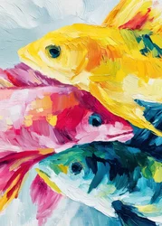 Colorful Fish Trio