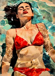 Red Bikini Serenity
