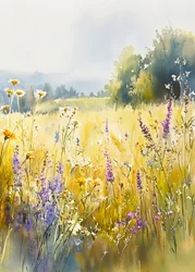 Sunny Wildflower Meadow