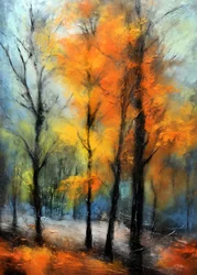 Vibrant Autumn Forest
