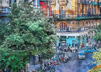 Vibrant City Street