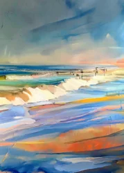 Vibrant Coastal Sunset
