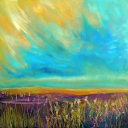 Vibrant Field Landscape