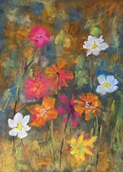 Vibrant Meadow Flowers