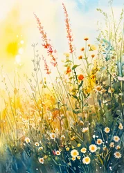 Vibrant Meadow Flowers