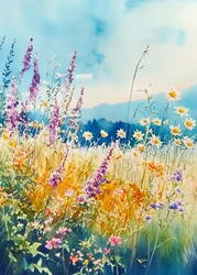Vibrant Wildflower Meadow
