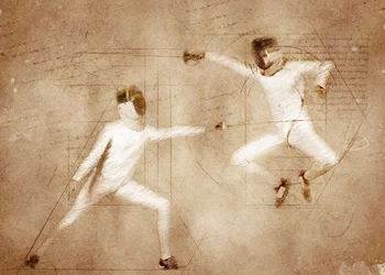Vintage Fencing Duel
