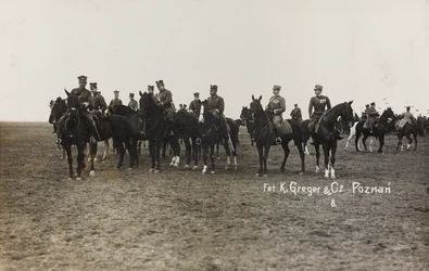 Album Jack Bosio - War Campaign 1917-1920: Military mission in Poland (Warsaw - Posen) March-April 1919, a horse battery in Posen (Poznan)