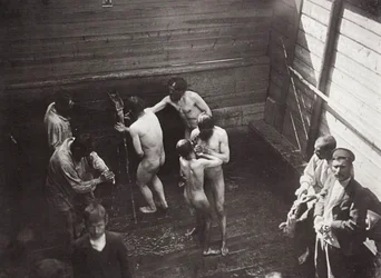 The Sacred Spring in Sarov Monastery, Russia, 1903