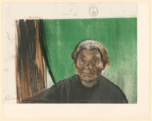 Old Woman at the Window (3rd state, fragment)